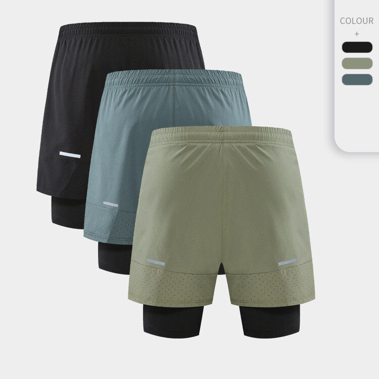 Men's Running  Division   2 In 1  Shorts