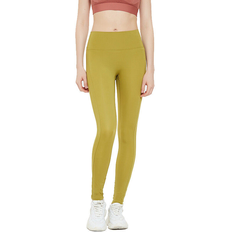 Ladies' Sports Yoga Leggings With Pockets on Hip