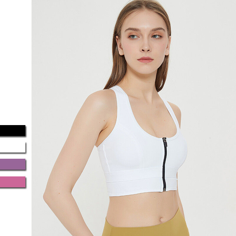 Ladies' Sports Zipper Up Bra