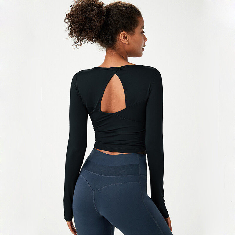 Ladies' Sports Cut out Back Top