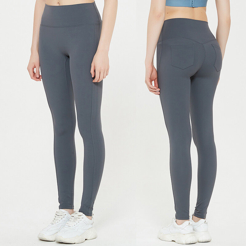 Ladies' Sports Yoga Leggings With Pockets on Hip