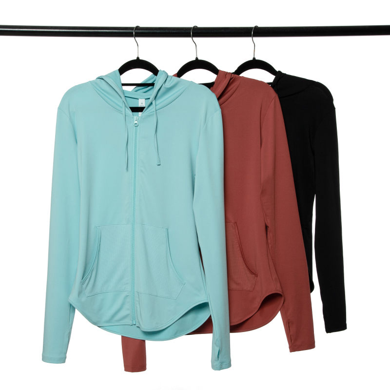 Ladies' Zip Up Hood Sports Jacket