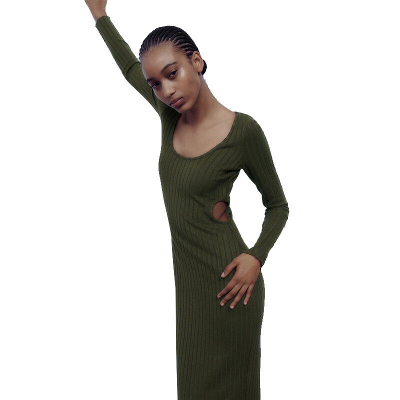 Round Neck Casual Dress