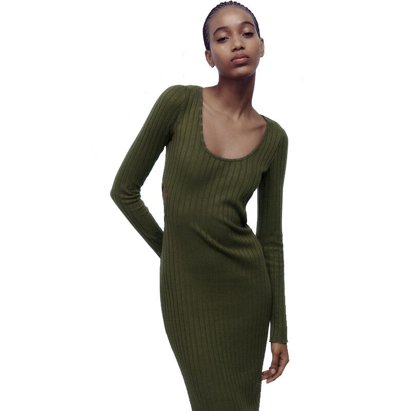 Round Neck Casual Dress