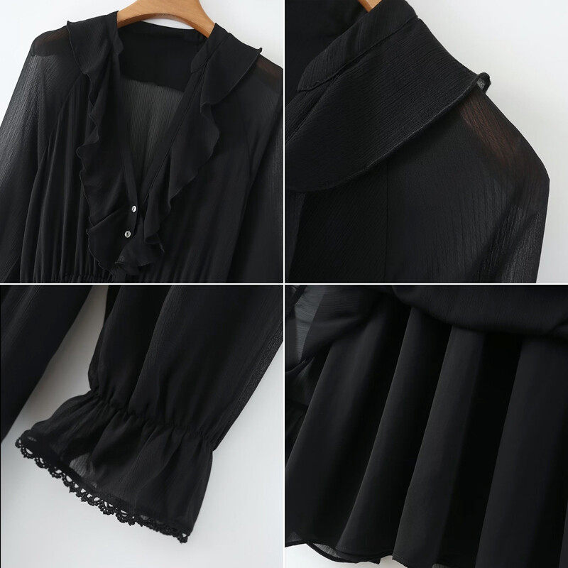 Botik V Neck Maxi Dress