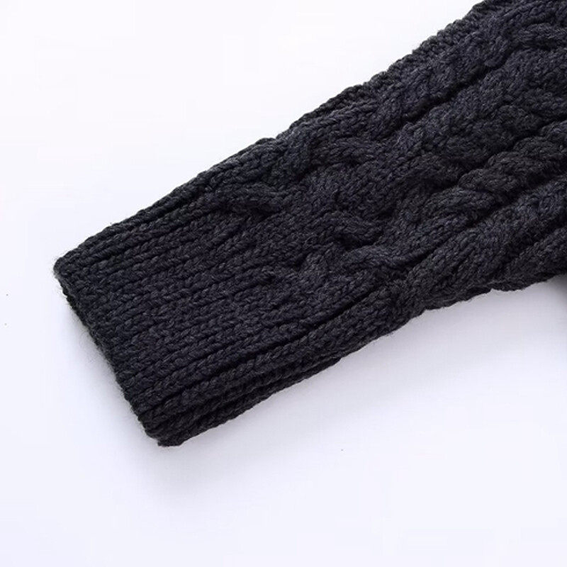 Heavy Jacquard Short Pullover