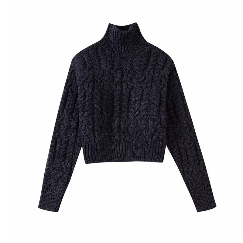 Heavy Jacquard Short Pullover