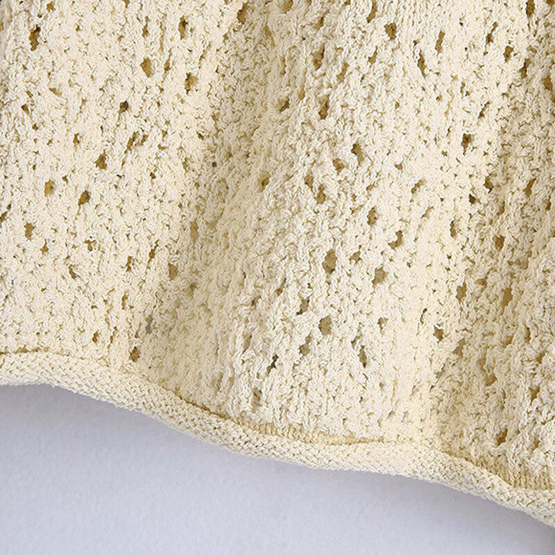 Crochet Long Sleeve Top