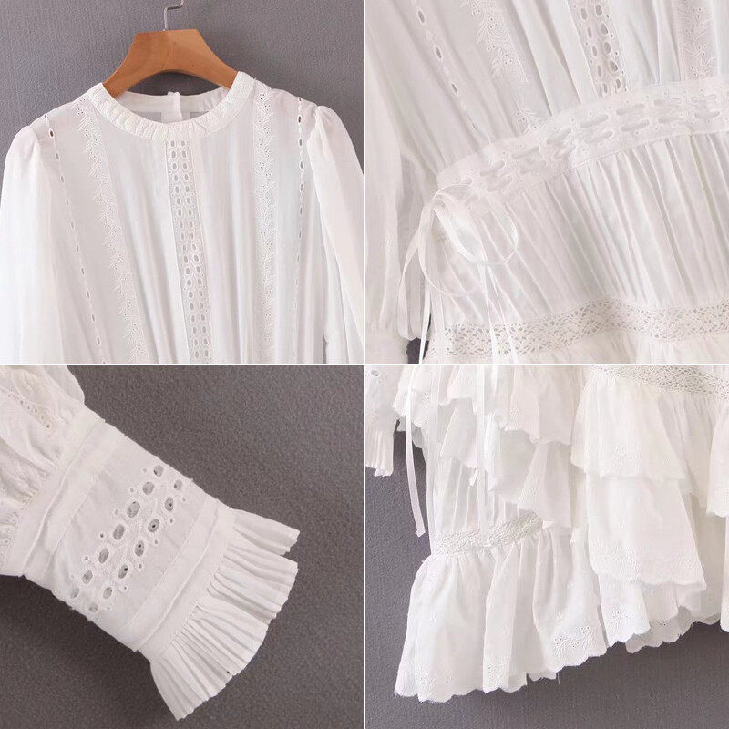 Emboridery Lace Mini Dress