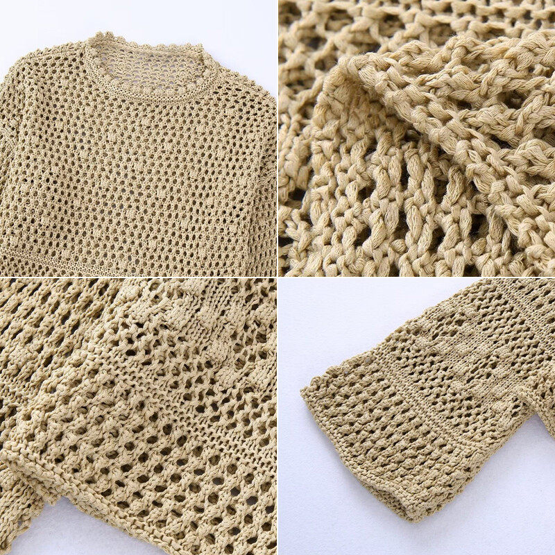 Crochet Long Sleeve Top