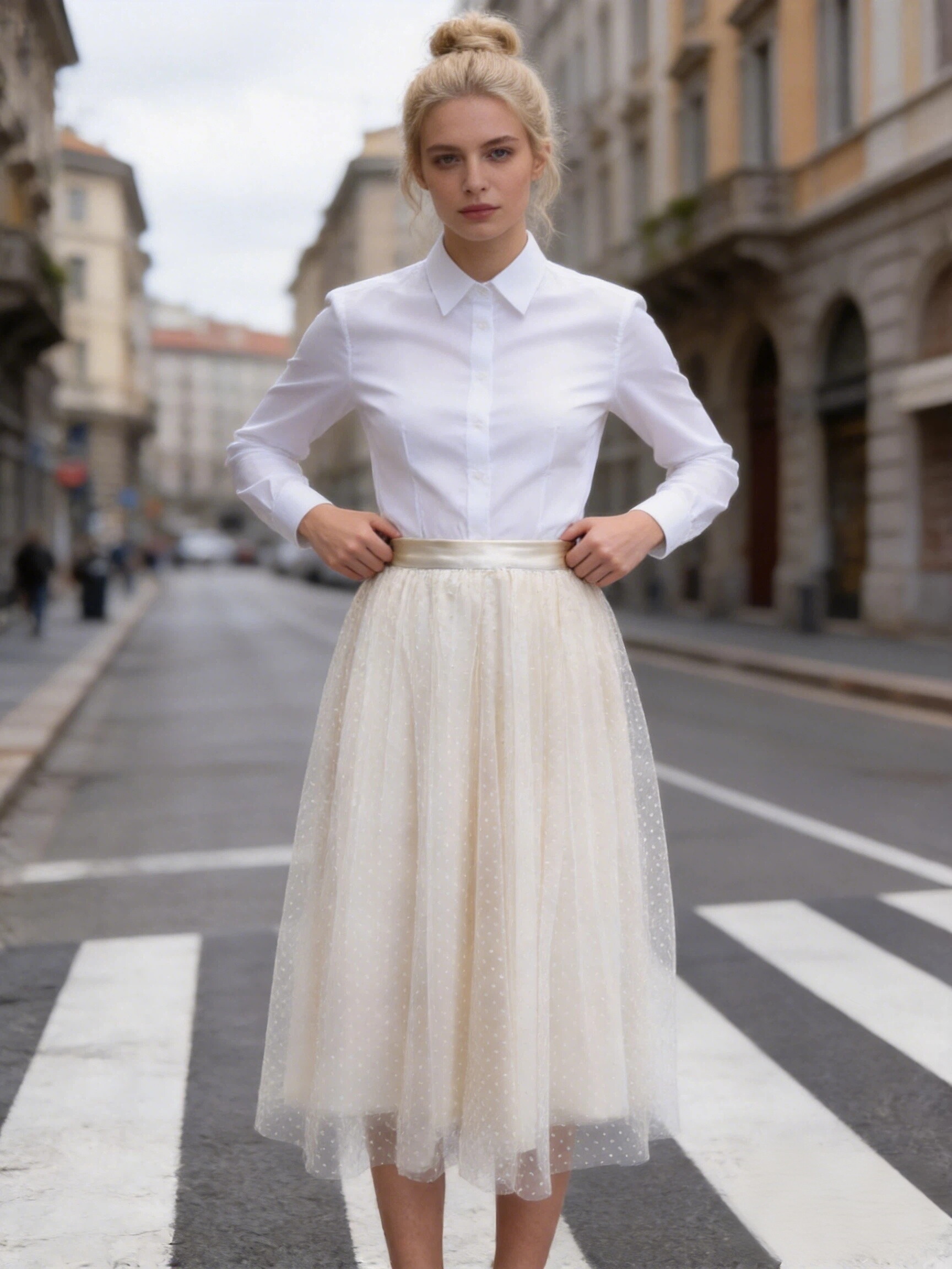 LADIES' WOVEN SKIRT