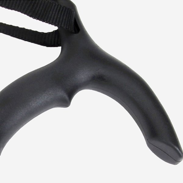 Silver ultralight aluminum alloy T-shaped hiking stick