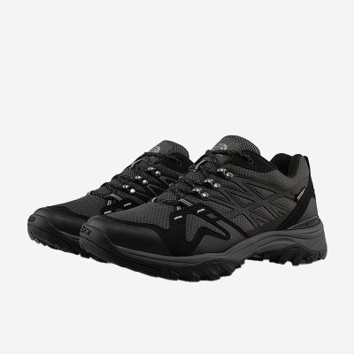 Black outdoor waterproof hiking shoes