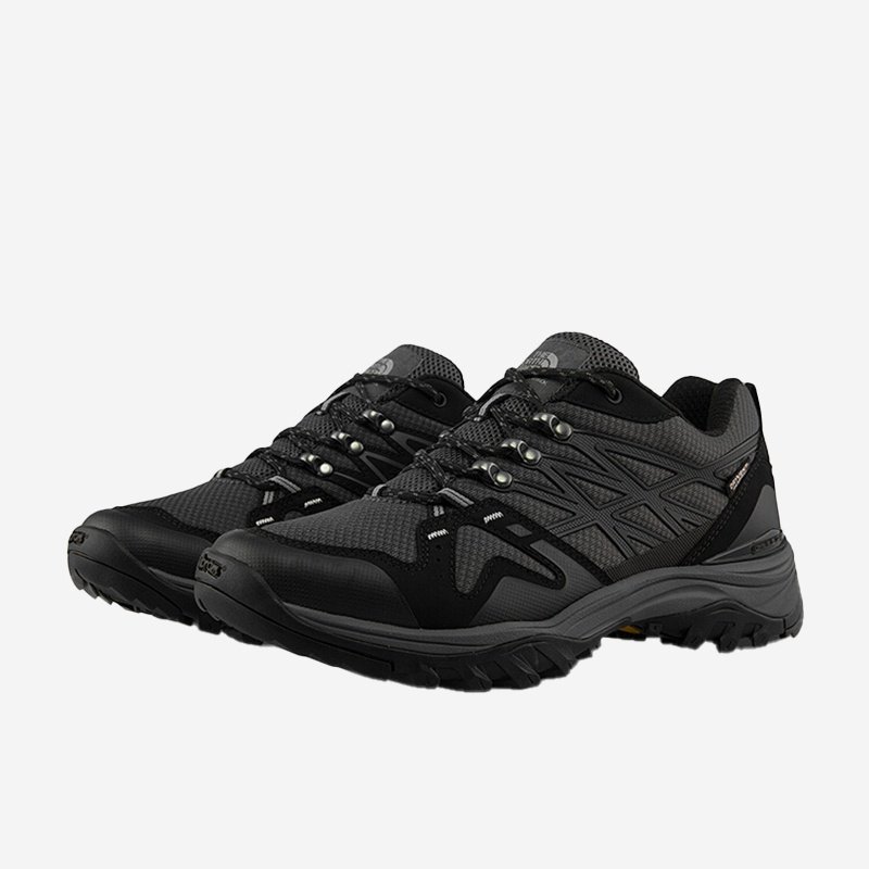 Black outdoor waterproof hiking shoes