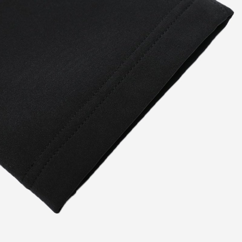 Black plus velvet padded hiking pants