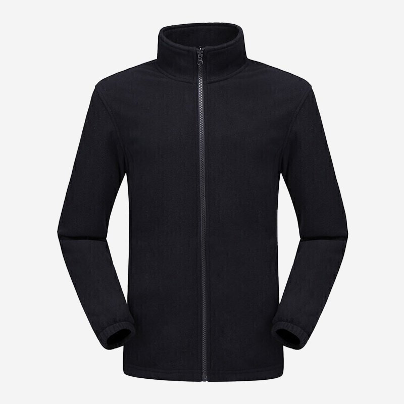 Three-in-one black cold protection jacket
