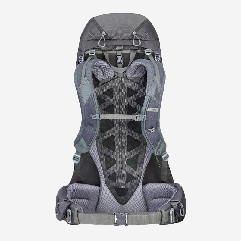 Agate black large-capacity heavy-duty mountaineering bag