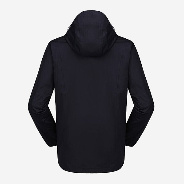 Three-in-one black cold protection jacket