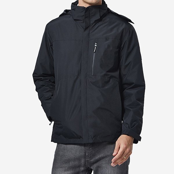 D1918 thick two-piece down cotton inner jacket