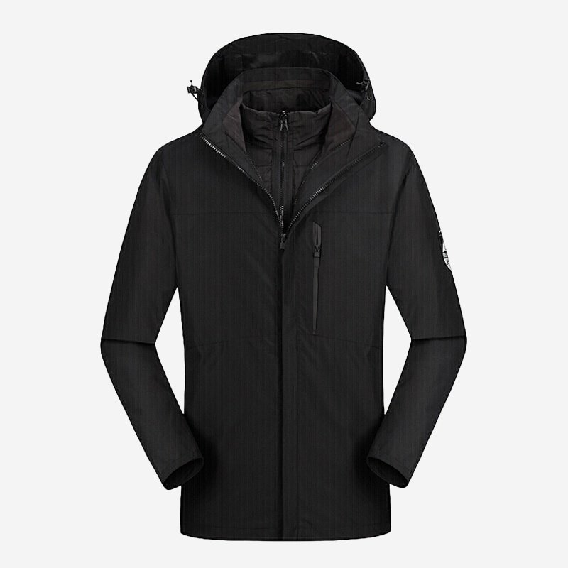 D1918 thick two-piece down cotton inner jacket