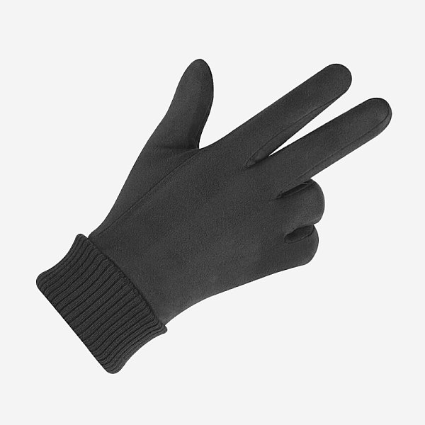 Suede thick warm non-slip gloves