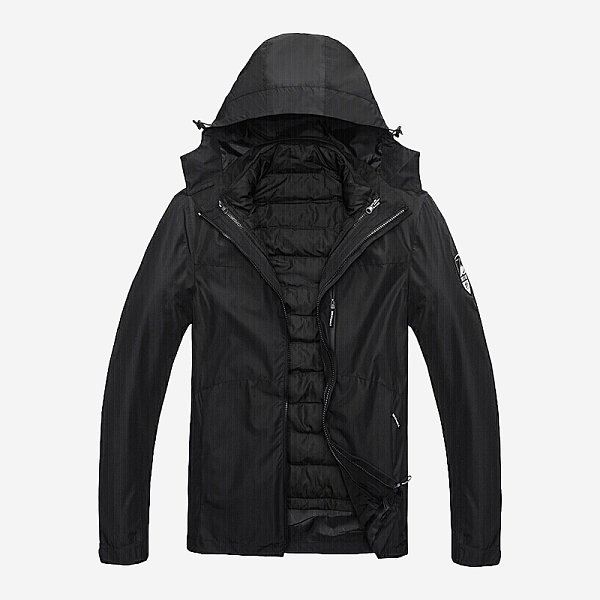 D1918 thick two-piece down cotton inner jacket