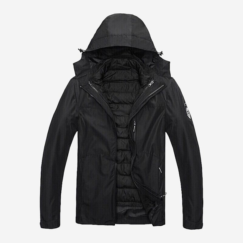 D1918 thick two-piece down cotton inner jacket