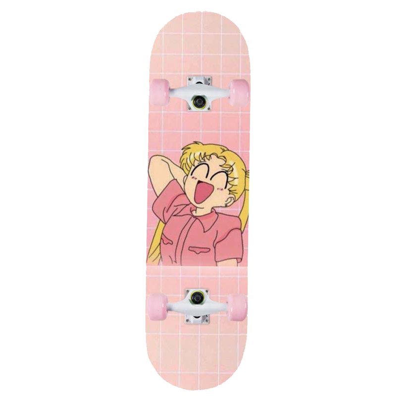 Pink Series Skateboard Double Skateboard