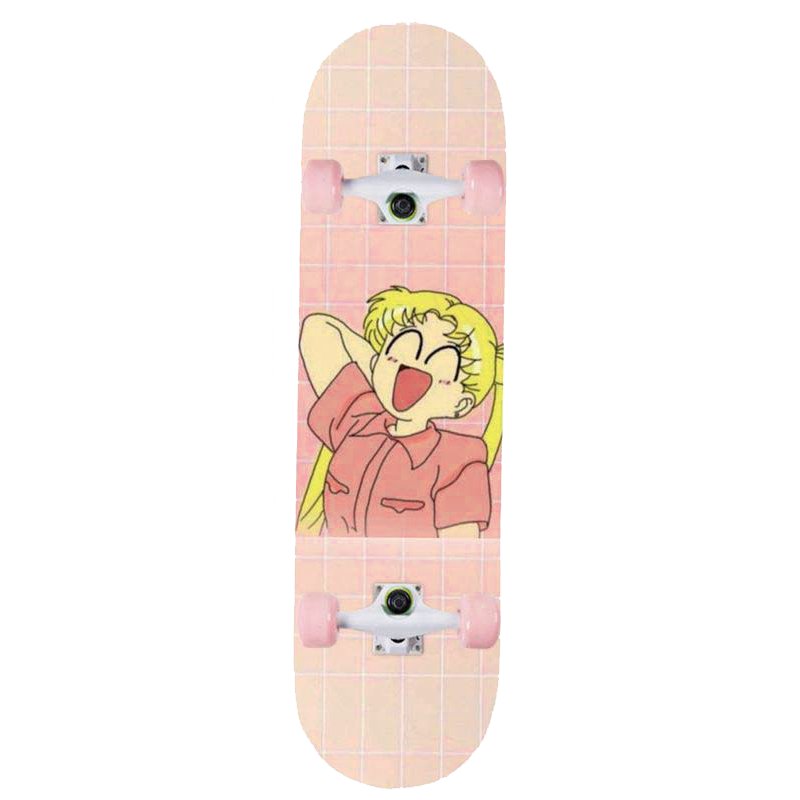 Pink Series Skateboard Double Skateboard