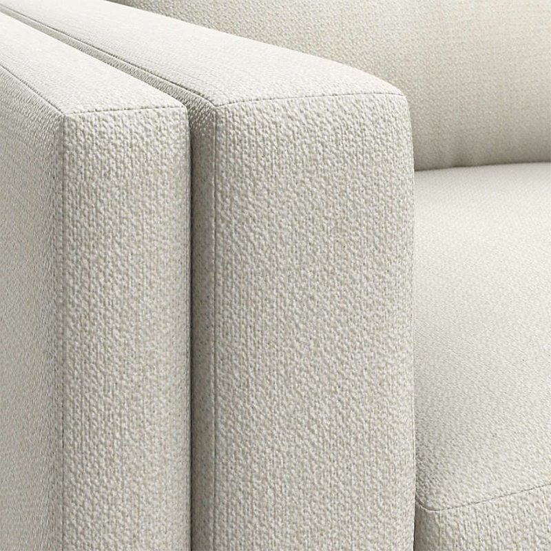 Block Leg Sofa Living room modern minimalist small apartment leather sofa