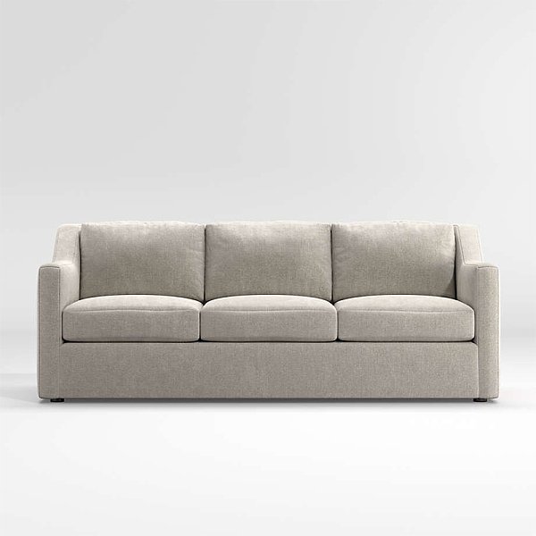 Notch Sofa Living room modern minimalist small apartment leather sofa
