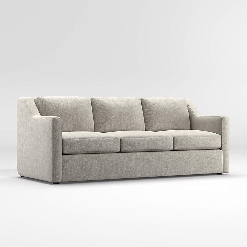 Notch Sofa Living room modern minimalist small apartment leather sofa