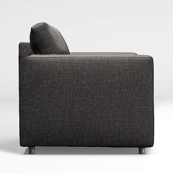 Track Arm Sofa   living room modern minimalist small apartment leather sofa