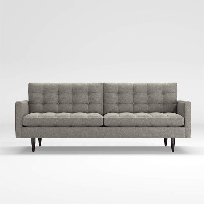 Midcentury Sofa Living room modern minimalist small apartment leather sofa