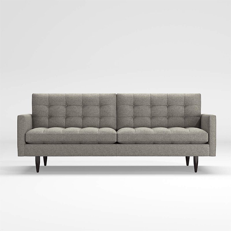Midcentury Sofa Living room modern minimalist small apartment leather sofa