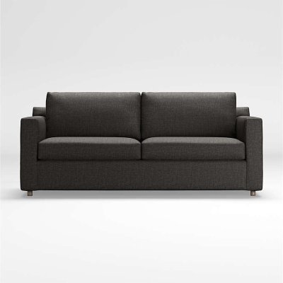 Track Arm Sofa   living room modern minimalist small apartment leather sofa