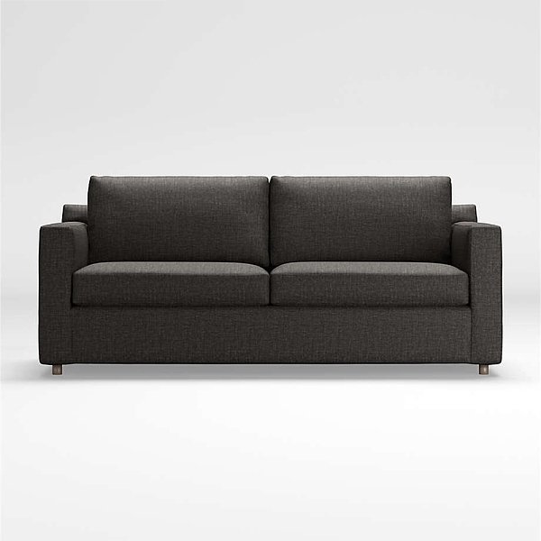 Track Arm Sofa   living room modern minimalist small apartment leather sofa