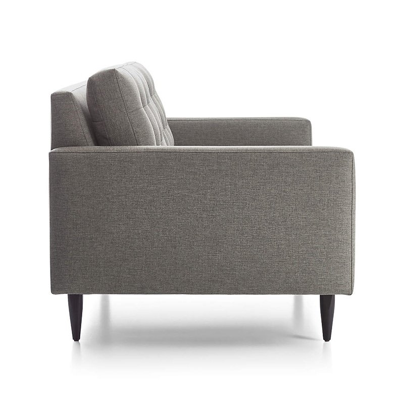 Midcentury Sofa Living room modern minimalist small apartment leather sofa