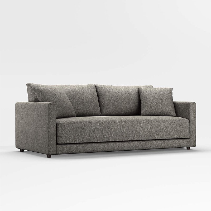 Deep Bench Sofa Gather living room modern minimalist small apartment leather sofa