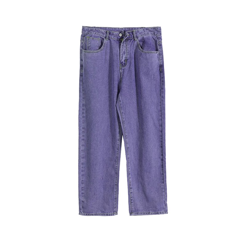 Trendy boys casual trousers nine-point plus fleece wide-leg pants