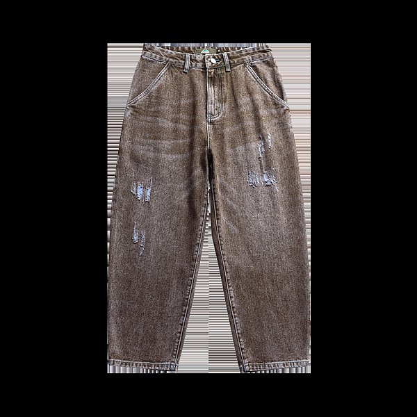 American retro jeans men's spring and autumn Korean style trendy