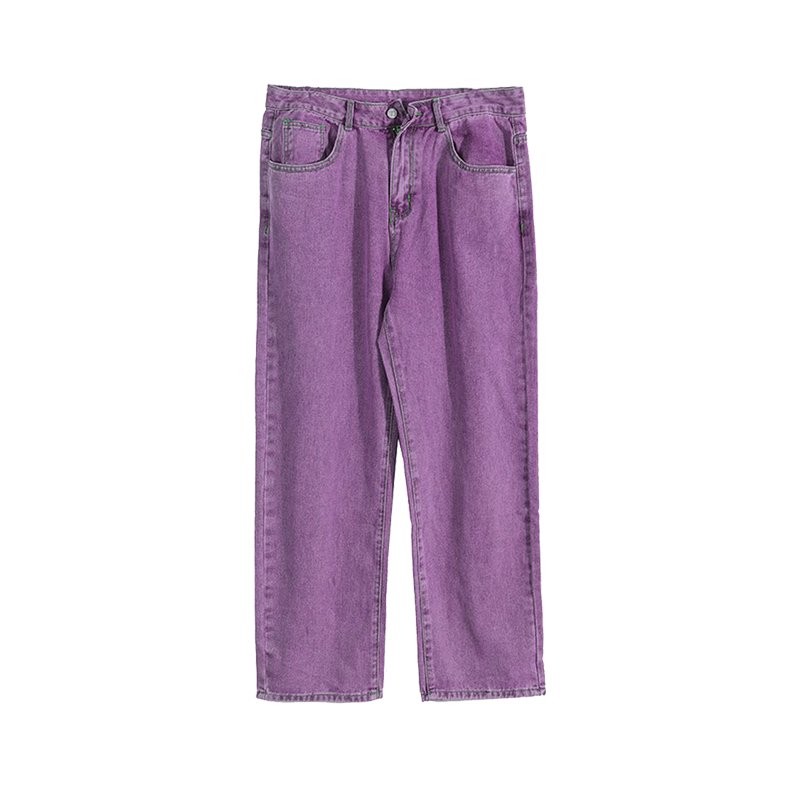 Trendy boys casual trousers nine-point plus fleece wide-leg pants