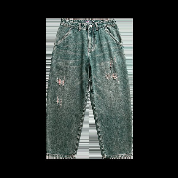 American retro jeans men's spring and autumn Korean style trendy