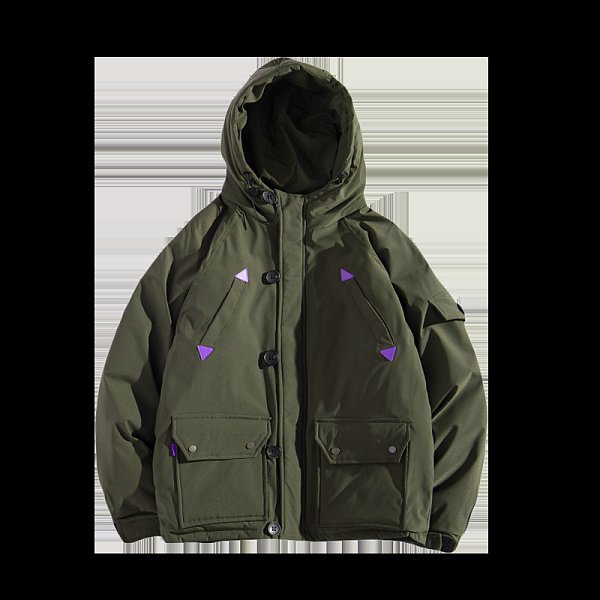 Japanese thick padded jacket men's tooling jacket down padded jacket