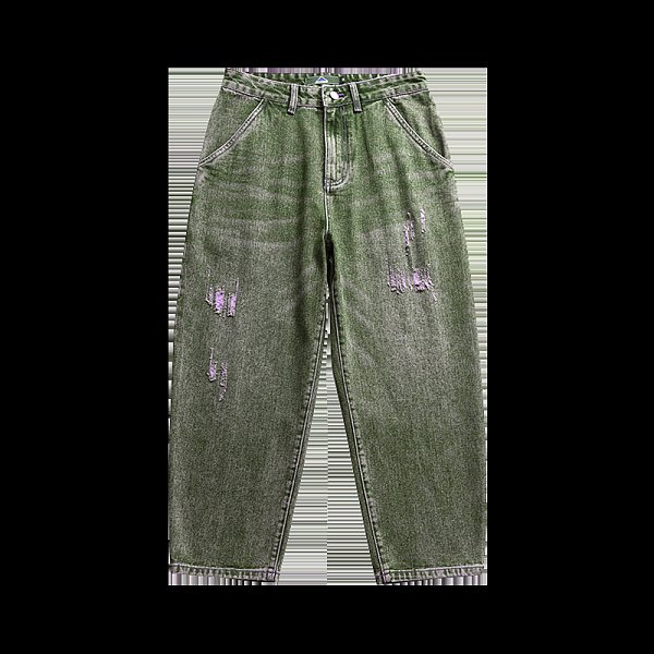 American retro jeans men's spring and autumn Korean style trendy