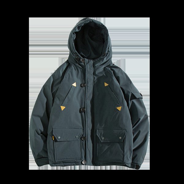 Japanese thick padded jacket men's tooling jacket down padded jacket