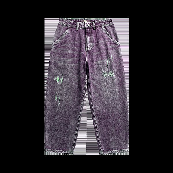 American retro jeans men's spring and autumn Korean style trendy