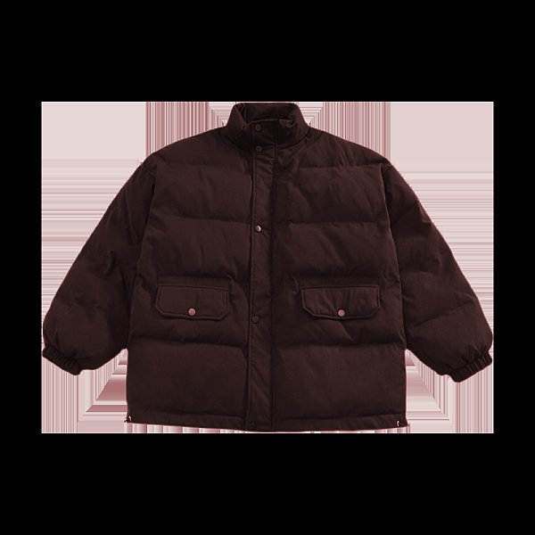 Cotton stand-up collar single-breasted embroidery tide brand