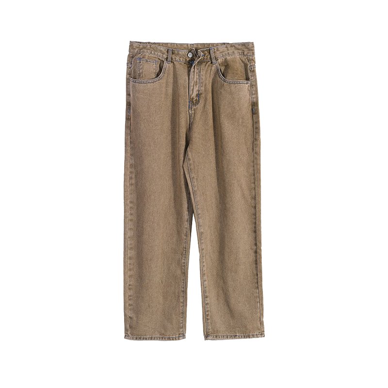 Trendy boys casual trousers nine-point plus fleece wide-leg pants