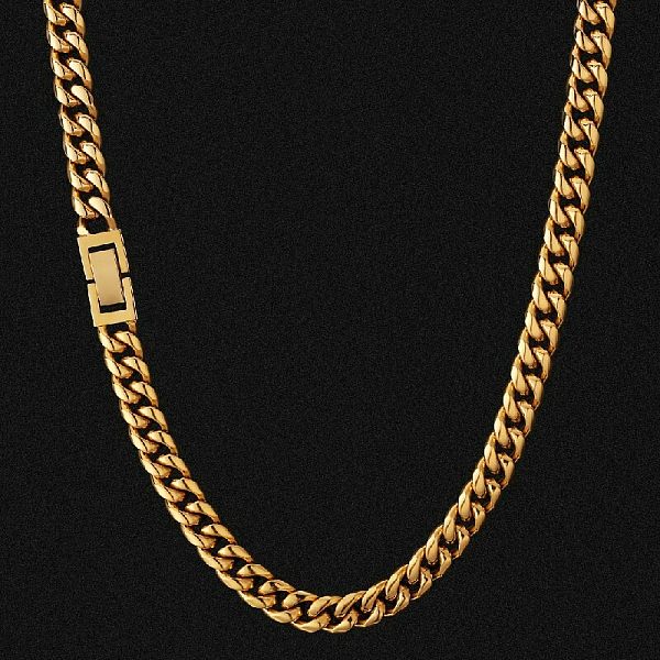 8mm Miami Cuban Link Chain